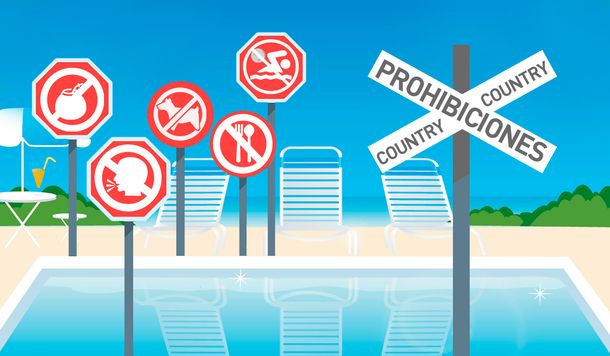 La cheta de Nordelta: qué se puede hacer y qué no en una pileta de country o edificio