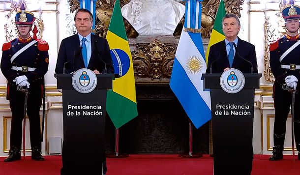 Bolsonaro, en su primera visita al país: Con Macri compartimos los mismos ideales