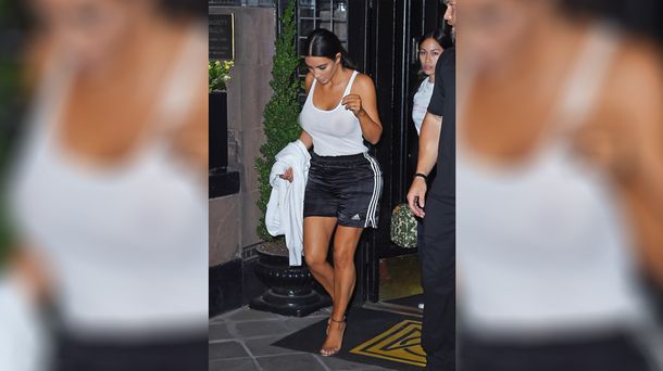 Kim Kardashian uso una bolsa de plástico como vestido
