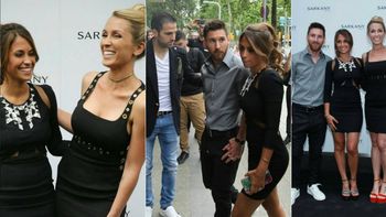 La mujer de Messi inauguró un local de Sarkany en Barcelona La mujer de Messi inauguró un local de Sarkany en Barcelona