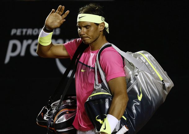 Antes de venir a Buenos Aires, Nadal cayó en semis en el ATP de Río de Janeiro