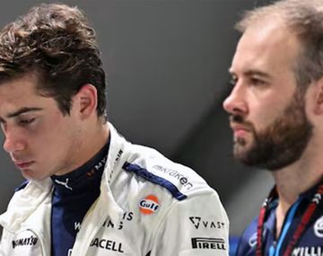 La frustración de Franco Colapinto.