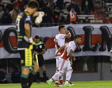 El juvenil anotó el único gol en el triunfo de River