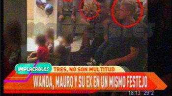 la foto de wanda nara, mauro icardi y maxi lopez juntos la foto de wanda nara, mauro icardi y maxi lopez juntos