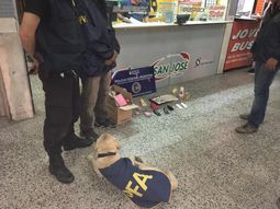 Incautaron cocaína camuflada en artículos de limpieza Incautaron cocaína camuflada en artículos de limpieza