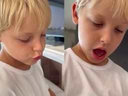 La reacción de Mirko Wiebe, hijo de Marley, al conocer a su hermana Milenka.