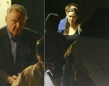 Angelina Jolie y su padre cenaron juntos con los hijos de la actriz.