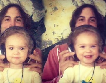 Mirá el video más tierno del marido de Zaira Nara cantándole a su hija