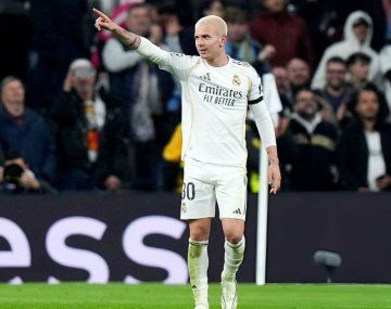 El golazo de Mastantuono en la goleada del Real Madrid por la Champions League