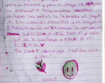 Las conmovedoras cartas de dos hermanas que quieren ser adoptadas juntas