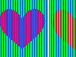 la ilusion optica que se volvio viral: ¿de que color son los corazones? la ilusion optica que se volvio viral: ¿de que color son los corazones?