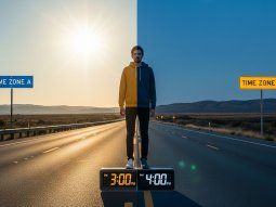 Cambio del huso horario.