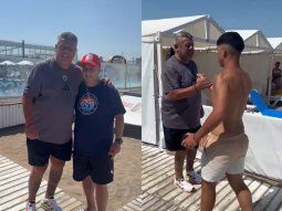 Chiqui Tapia pasa sus vacaciones en Mar del Plata. Chiqui Tapia pasa sus vacaciones en Mar del Plata.