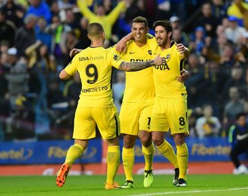 Boca lo remontó y aplastó a Godoy Cruz en la Bombonera