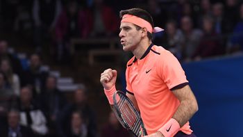 Del Potro pasó a la final de Estocolmo. Del Potro pasó a la final de Estocolmo.