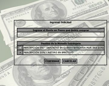 La AFIP habilitó una nueva opción en su sitio para comprar dólares ahorro