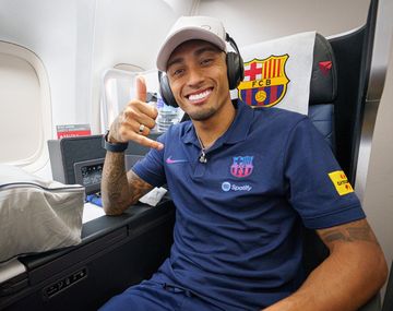 Raphinha le agradeció a Marcelo Bielsa, su entrenador en Leeds United.&nbsp;