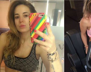 A cara lavada: la selfie de Jésica Cirio en el gym