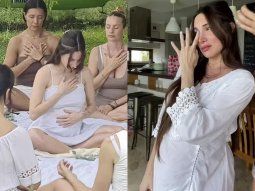 Con ocho meses de embarazo, Magui Bravi tuvo su baby shower con un ritual especial