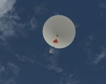 Cayó un globo de la NASA en Santa Cruz