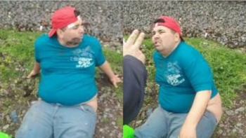 quiso robar en el tren, se cayo, se quebro la pierna y casi lo linchan quiso robar en el tren, se cayo, se quebro la pierna y casi lo linchan