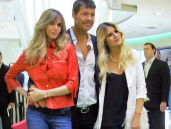 Guillermina y Marcelo visitaron el nuevo local de Micaela Tinelli