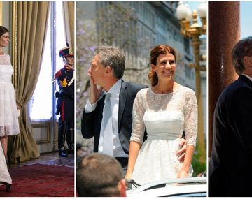 Los looks de Awada en la asunción de Mauricio Macri: simplicidad y elegancia