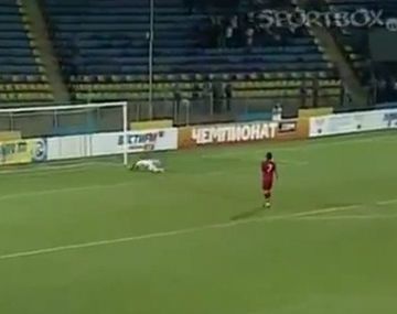 Un jugador ruso y el gol más humillante de todos