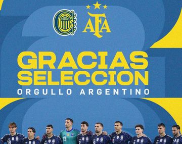 El curioso posteo de Rosario Central para la Selección Argentina sin Lionel Messi