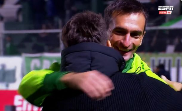 El saludo entre Barovero y Ponzio que emocionó a los hinchas de River