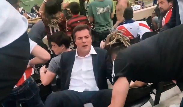 VIDEO: Julio César se desmayó en pleno festejo por el triunfo de Flamengo ante River