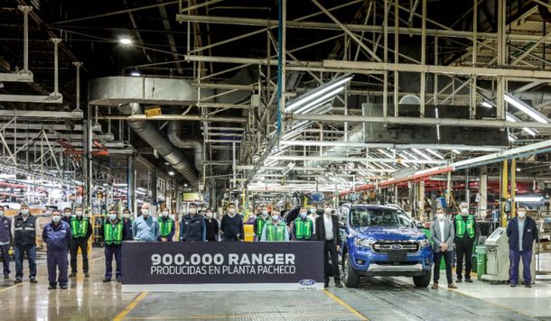 Ford Argentina alcanza las 900 mil Ranger producidas en Planta Pacheco