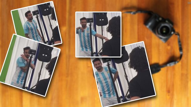 El Pocho Lavezzi y una broma en medio de una grabación