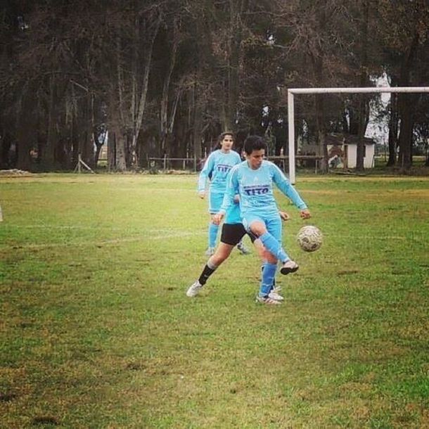 Murió mientras precalentaba - Crédito: Facebook China Galvez Allemand