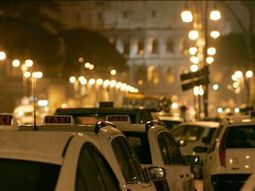 Protesta de taxis 2 EFE