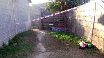 Este es el patio donde se encontró a la nena Este es el patio donde se encontró a la nena