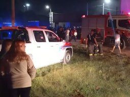Un incendio en un geriátrico dejó dos muertos y 37 heridos en Olaverría. Foto: Central de Noticias.