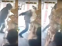 Comerciante se defendió con agua caliente.