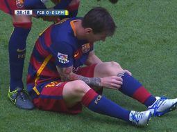 video: asi fue la lesion de lionel messi video: asi fue la lesion de lionel messi