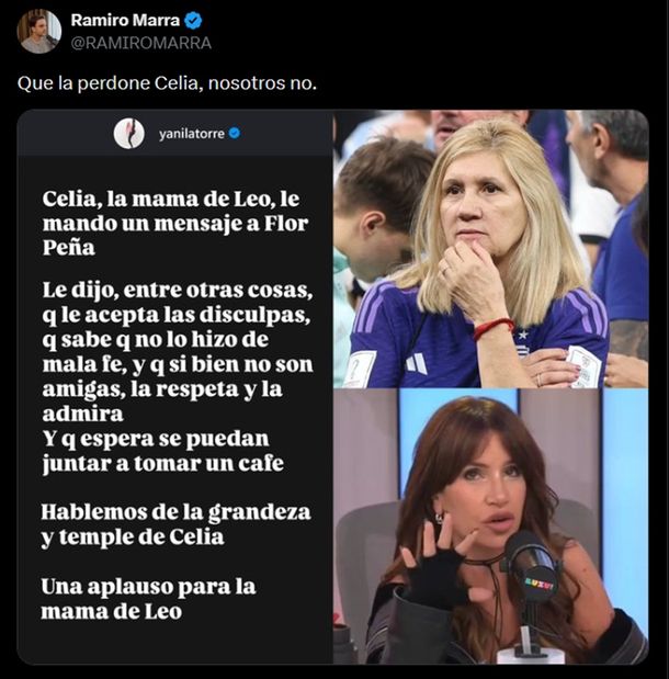 "Perdono a Flor Peña": el insólito cruce entre Ramiro Marra y Luzu TV en Dallas "Perdono a Flor Peña": el insólito cruce entre Ramiro Marra y Luzu TV en Dallas