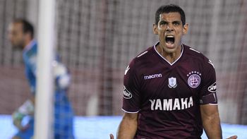 El gol de Sand para Lanús ante Huracán El gol de Sand para Lanús ante Huracán