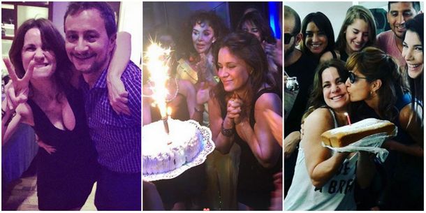 Nancy Dupláa cumplió 46 años y lo festejó rodeada de amigos