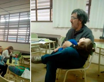 El gesto de un profesor universitario que conmueve en las redes sociales