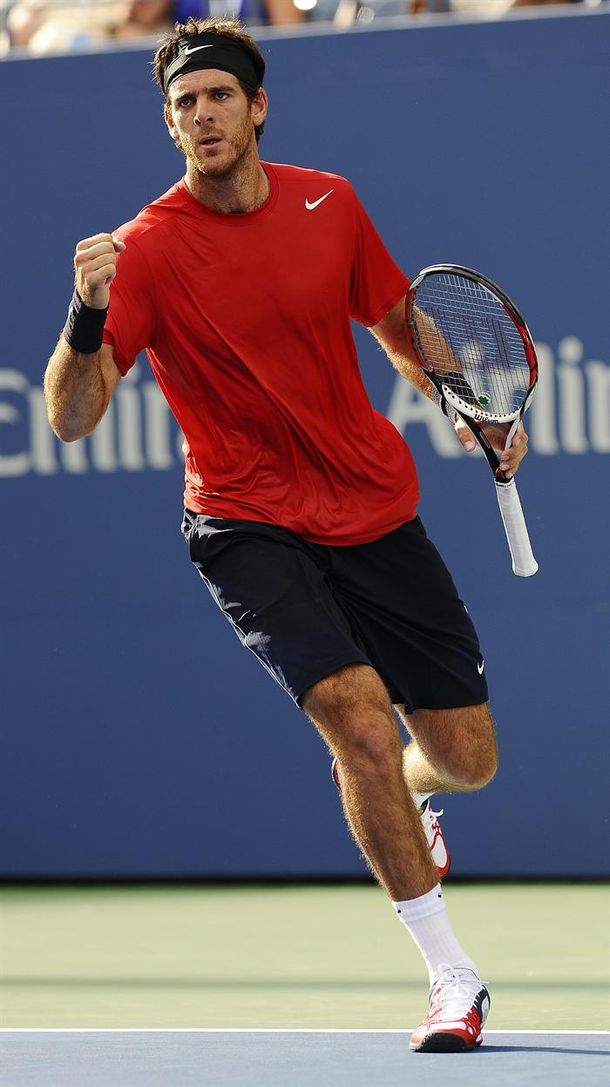 Del Potro retiró a Roddick y se metió en cuartos de final