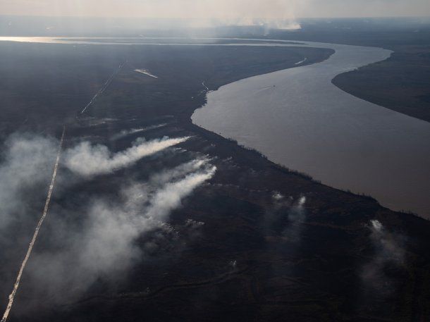 Detienen a una cuarta persona por iniciar un incendio en las islas del Paraná