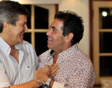 El festejo de cumpleaños de Diego Pérez junto a Carlín