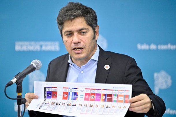Axel Kicillof explicó paso a paso cómo votar con la nueva boleta única de papel