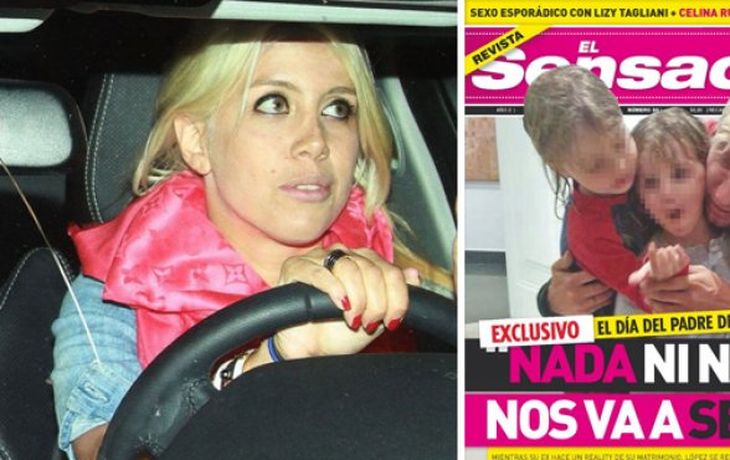 Maxi salió en una tapa de revista con sus hijos y Wanda explotó de furia