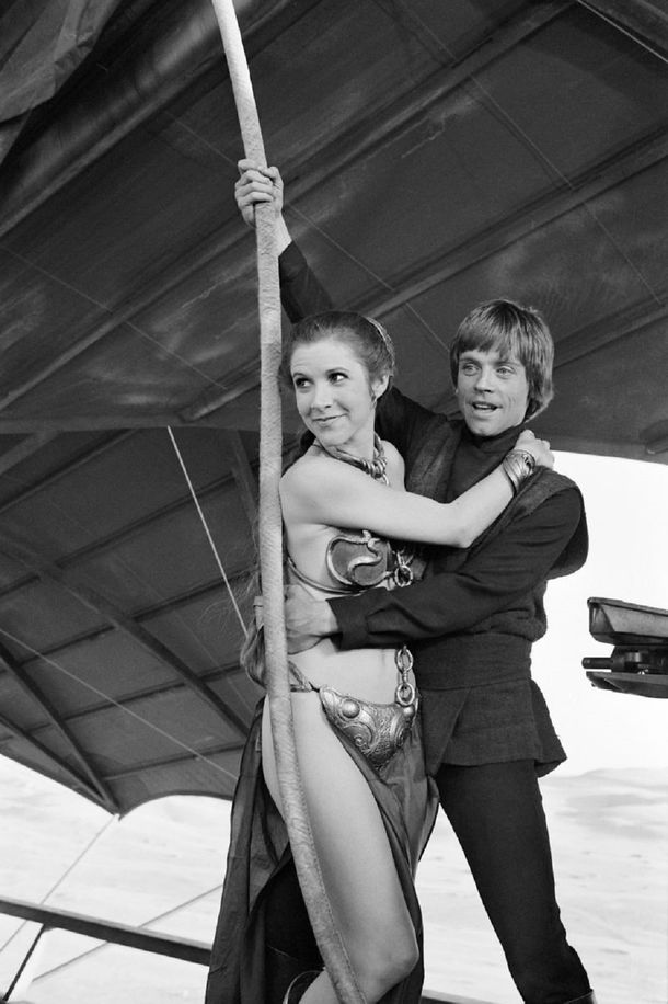 Princesa Leia y Luke Skywalker