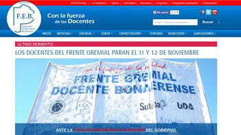 los docentes bonaerenses confirman paro para el 11 y 12 de noviembre los docentes bonaerenses confirman paro para el 11 y 12 de noviembre